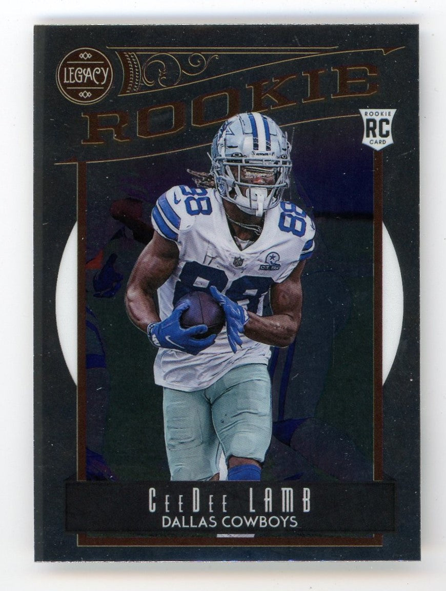 CeeDee Lamb Dallas Cowboys Autographed 2020 Panini Prizm Silver