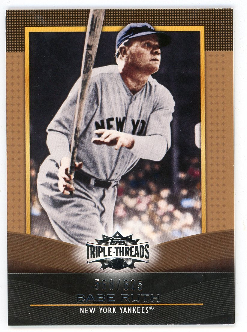 Babe Ruth 2011 Topps Triple Threads Card #27