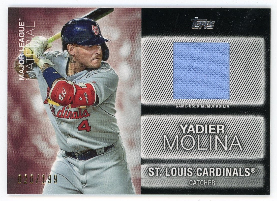 Yadier Molina Memorabilia, Autographed Yadier Molina Collectibles