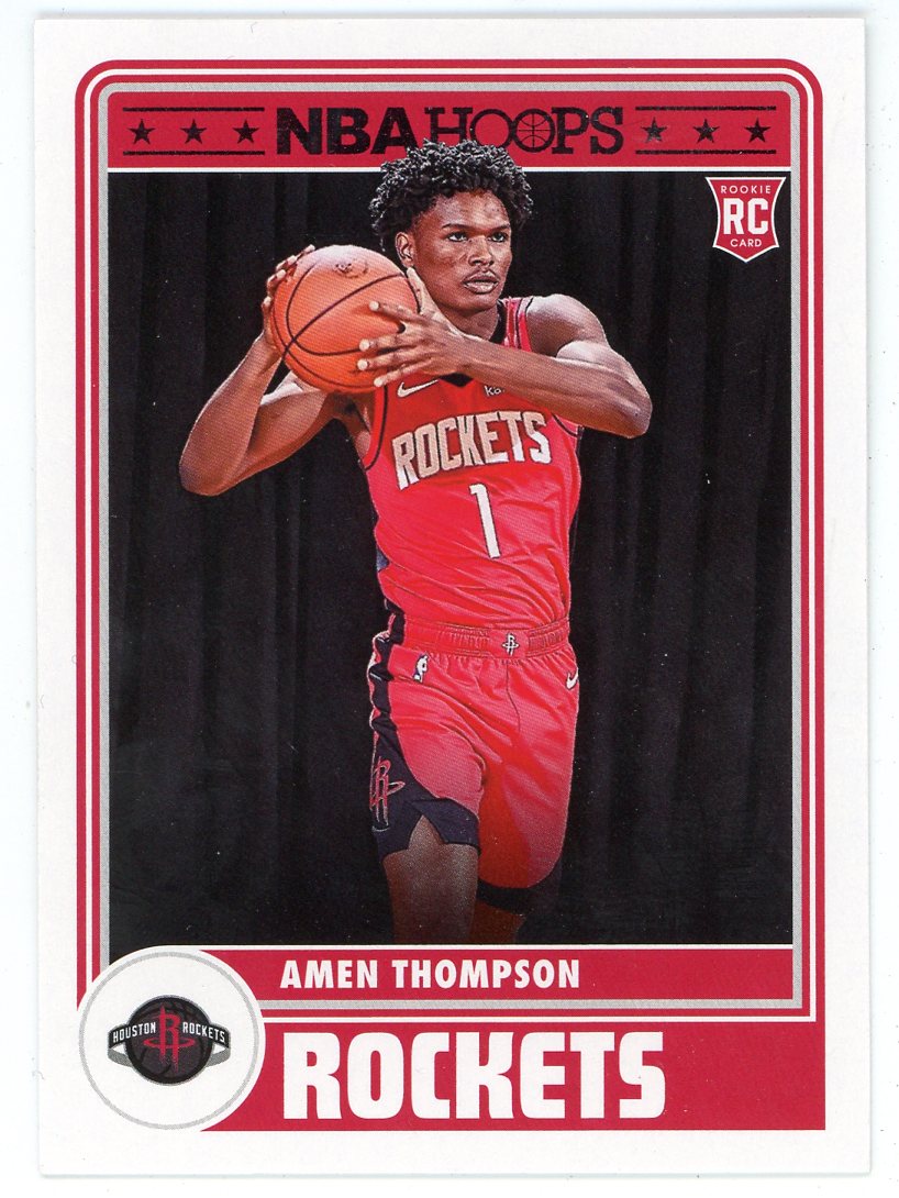 Amen Thompson 2023-24 Panini Hoops Rookie Card #300