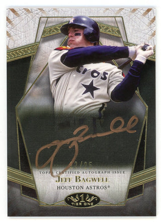 Jeff Bagwell 2022 Topps Autographed Tier One #PPA-JB