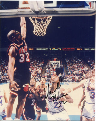 Harold Miner Autographed 8x10 Basketball Photo