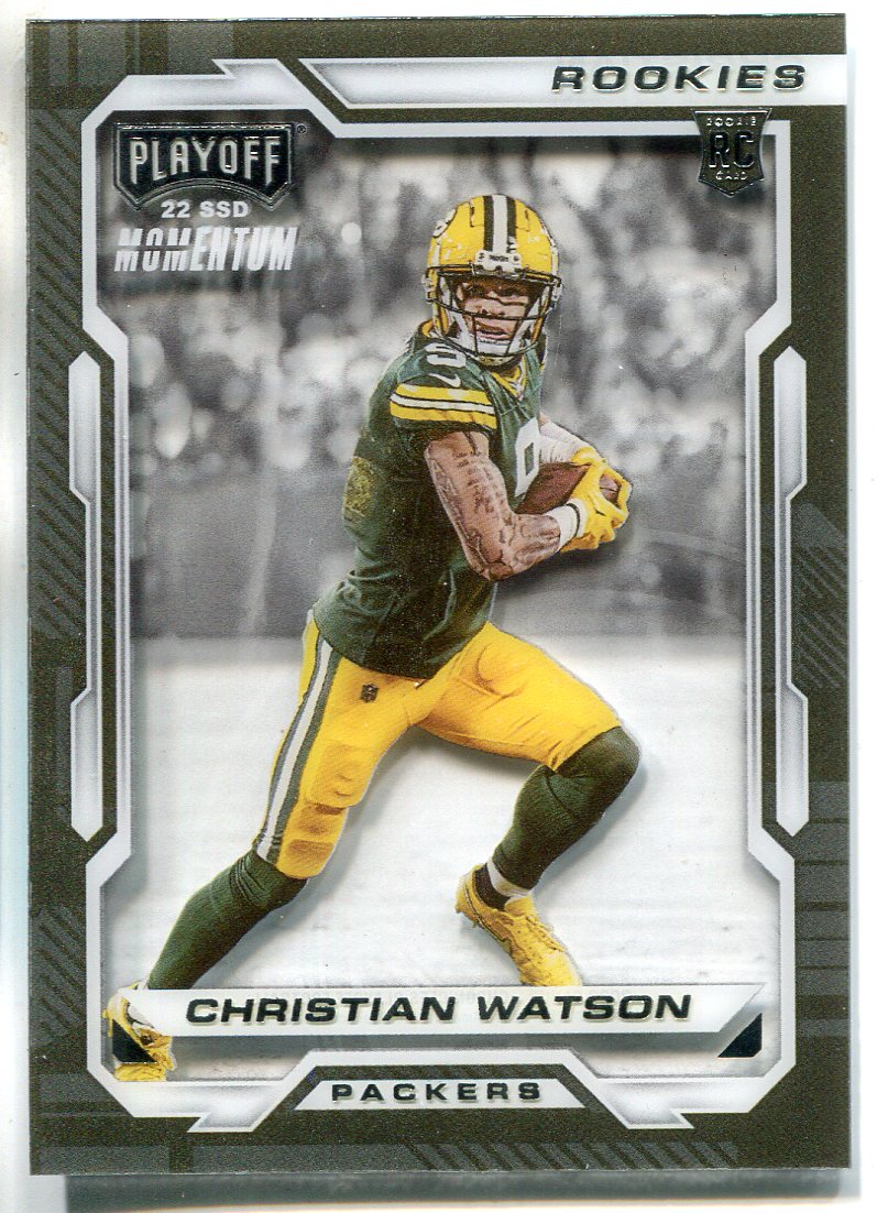 Framed Christian Watson Green Bay Packers Autographed 8 x 10