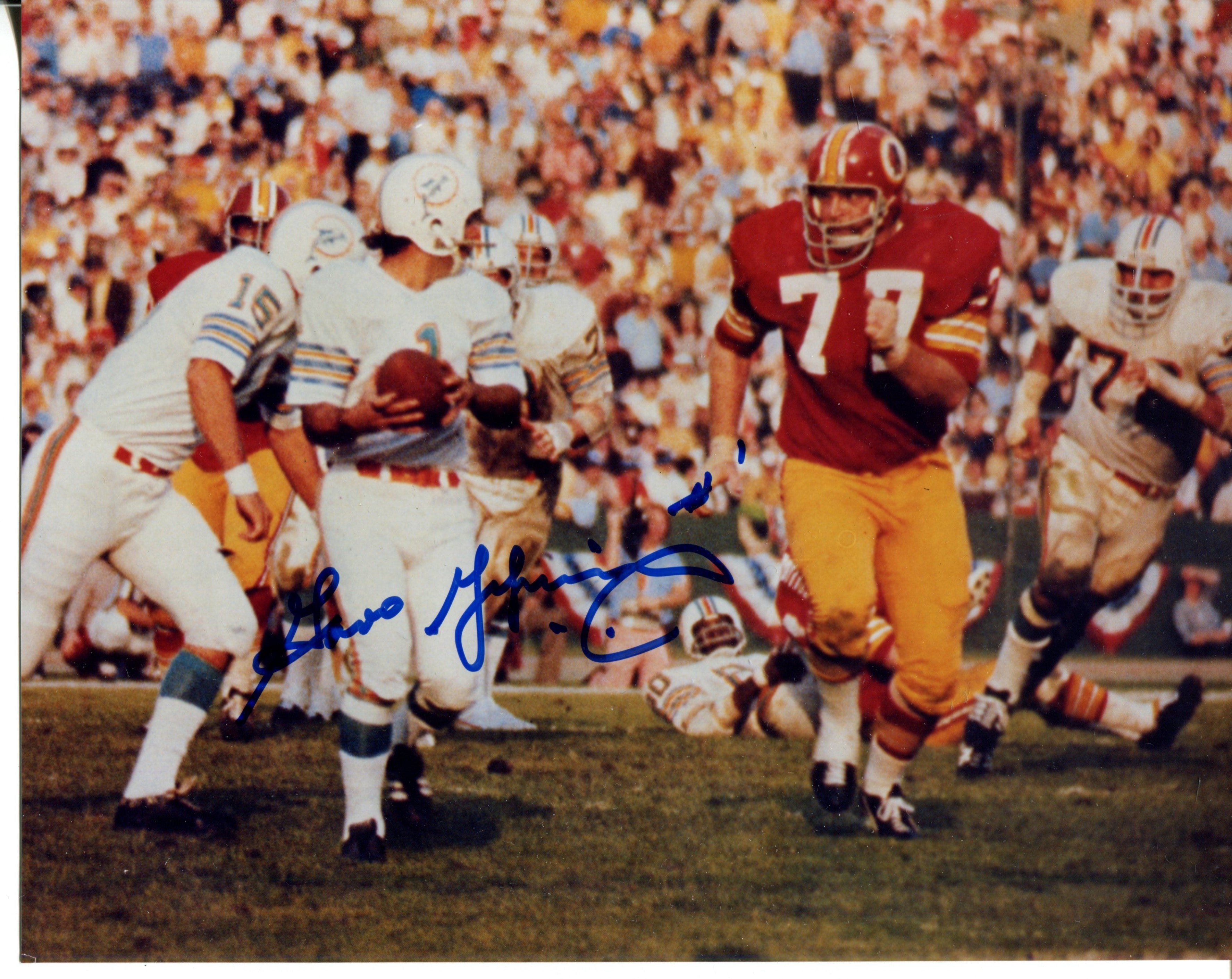 Garo Yepremian Autographed 8x10 Football Photo