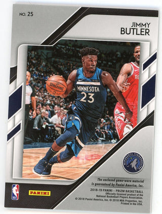 Jimmy Butler 2018-19 Panini Prizm Sensational Swatches Patch Relic #25