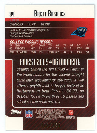Brett Basanez 2006 Topps Finest Rookie Card #84