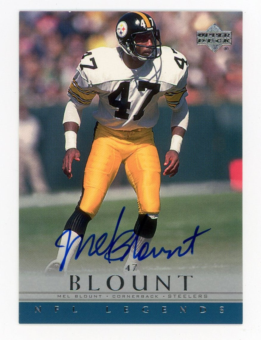 Mel Blount Autographed/Signed Pittsburgh Steelers 8x10 Photo JSA