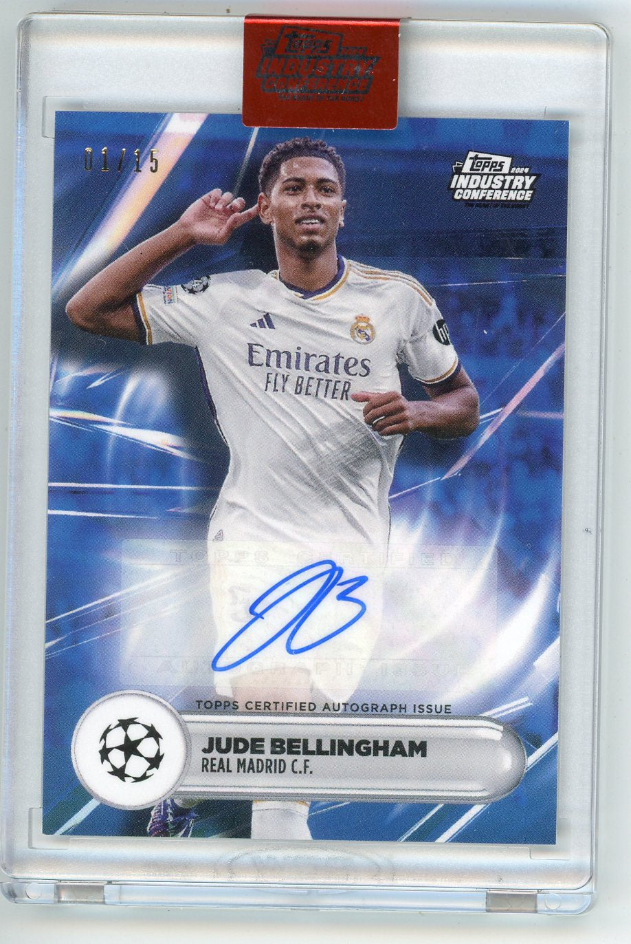 Jude Bellingham 2024 Topps Autographed Industry Conference