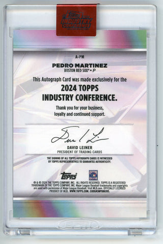 Pedro Martinez 2024 Topps Autographed Industry Conference #A-PM