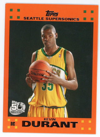 Kevin Durant 2007 Topps Rookie Card #2 of 14