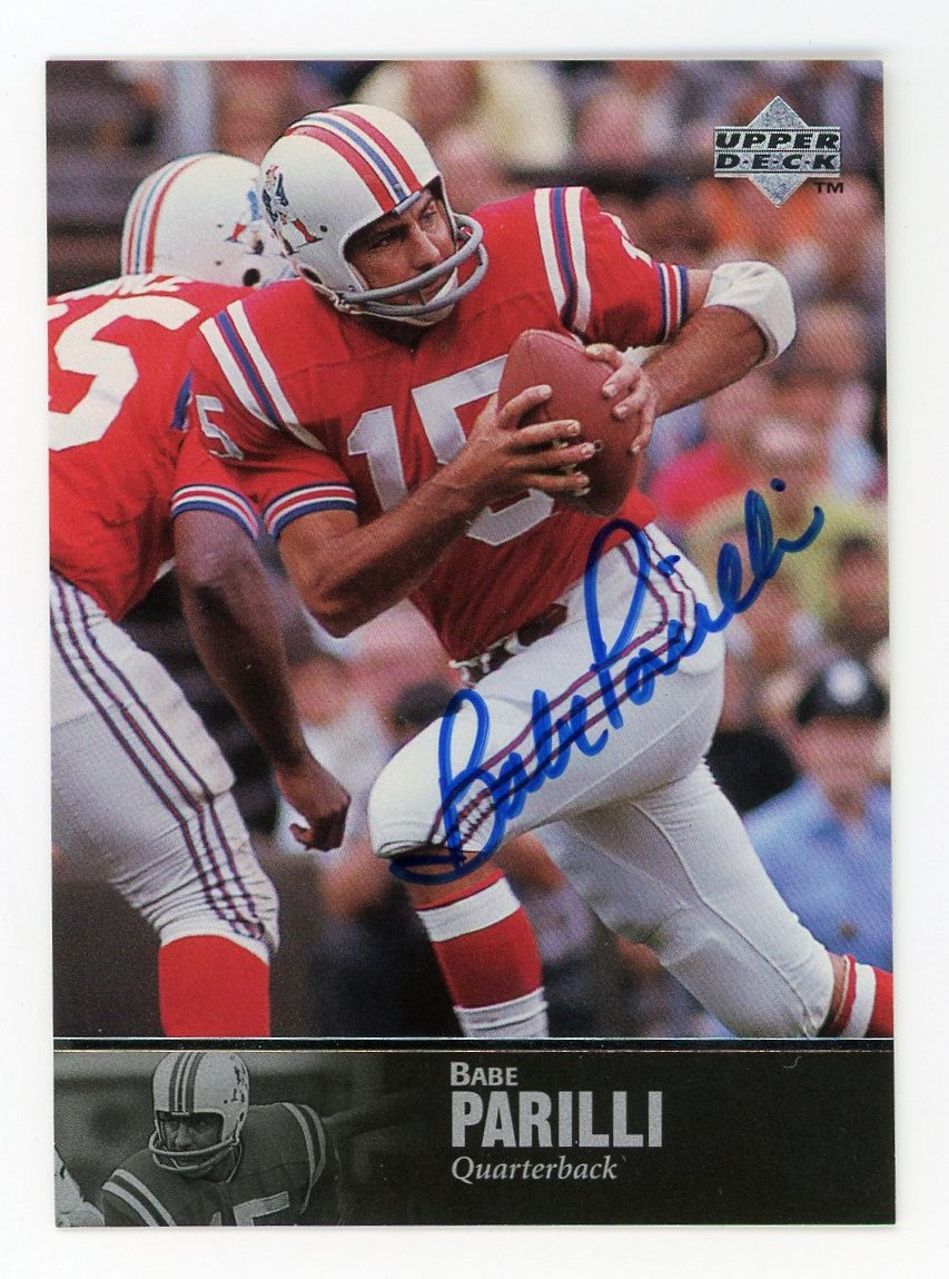 Babe Parilli Autographed Picture - 8x10 III