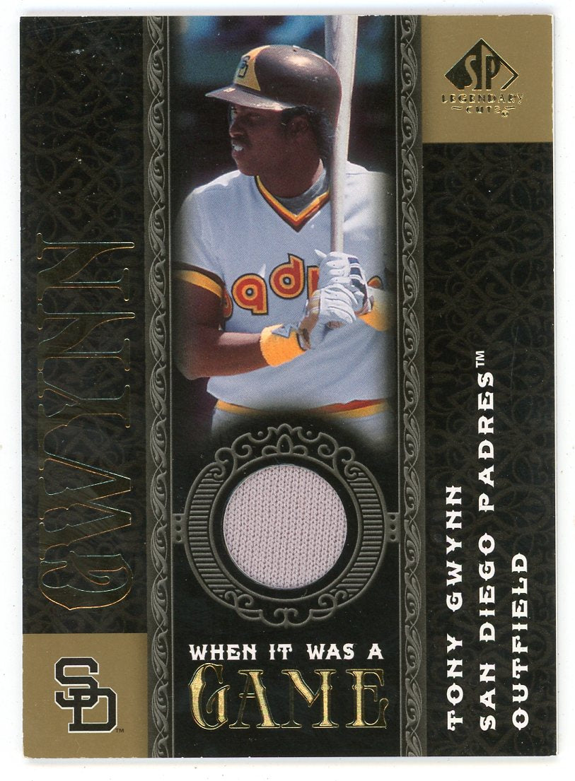 Tony Gwynn Autographed Game Used Uniform & Bat