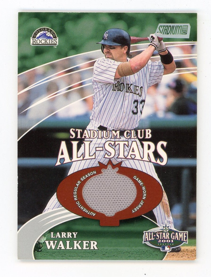 Larry Walker - Colorado Rockies (MLB Baseball Card) 2001 Upper