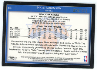 Nate Robinson 2009 Topps Chrome Card #66