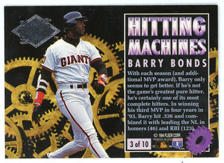 Barry Bonds 1994 Fleer Ultra Hitting Machines