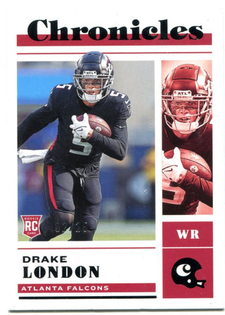 Drake London 2022 Panini Chronicles Black RC #44 2/25
