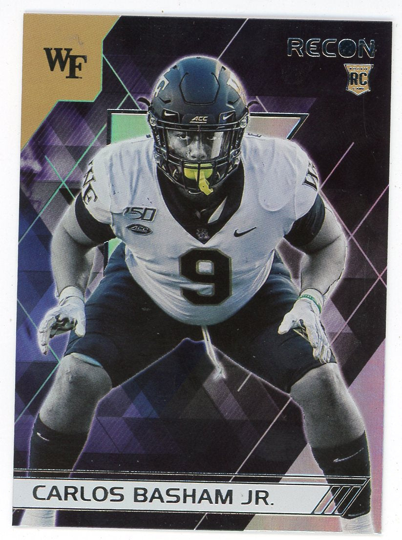 Carlos Basham Jr. 2021 Panini Chronicles Recon Draft Picks Rookie