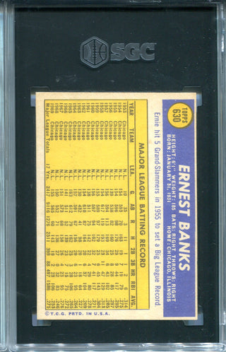 Ernie Banks 1970 Topps #630 SGC 5 Card