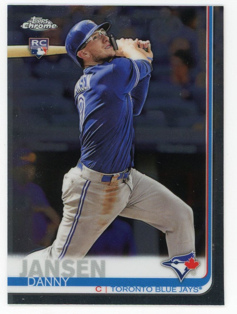 Danny Jansen autographed baseball card (Toronto Blue Jays) 2019