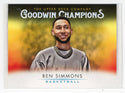 Ben Simmons 2021 Upper Deck Goodwins Champions #80