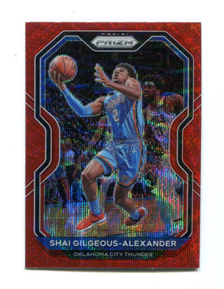Shai Gilgeous-Alexander 2020-21 Panini Prizm Red Wave #118 Card