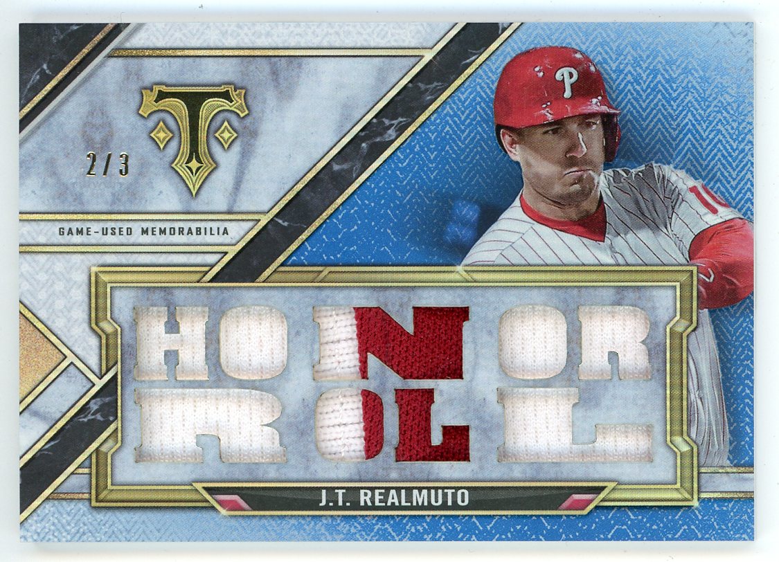 2021 TOPPS BIG LEAGUE BASEBALL J.T. REALMUTO PHILADELPHIA PHILLIES