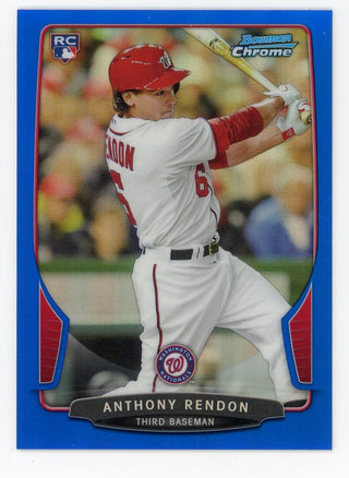 Anthony Rendon 2013 Topps Blue Bowman Chrome Refractor #97 Card 191/250