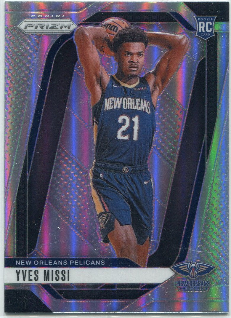 Yves Missi 2024 - 2025 Panini Prizm Silver Prizm RC #233 