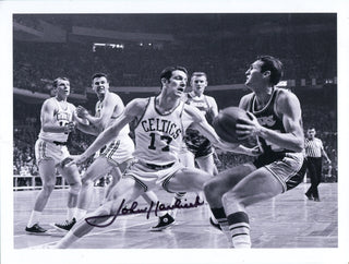 John Havlicek Autographed Boston Celtics 8x10 Photo