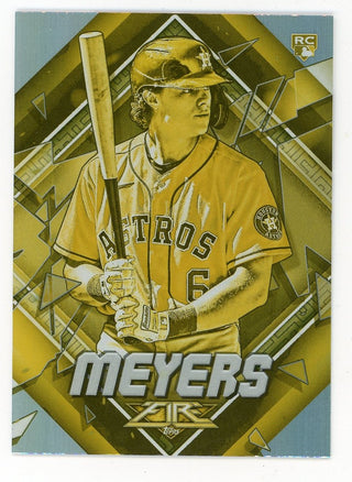 Jake Meyers 2022 Topps FIR Yellow Reflective #95 Card