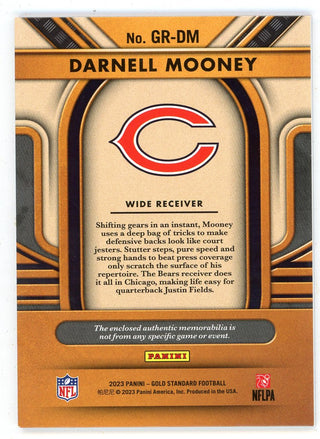 Darnell Mooney 2023 Panini Gold Standard Patch Relic #GR-DM