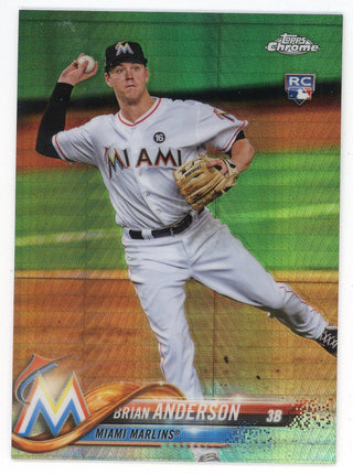 Brian Anderson 2018 Topps Chrome Rookie Card #22
