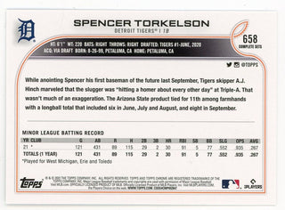 Spencer Torkelson 2022 Topps Complete Series #658 Card