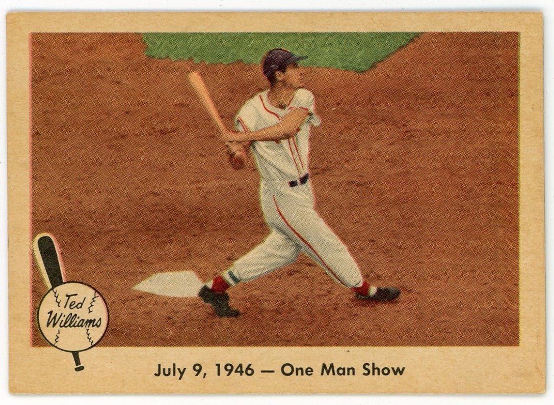 7/9/46 One Man Show 1959 Fleer Ted Williams #27