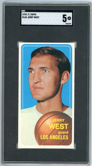 Jerry West 1970-71 Topps #160 SGC 5
