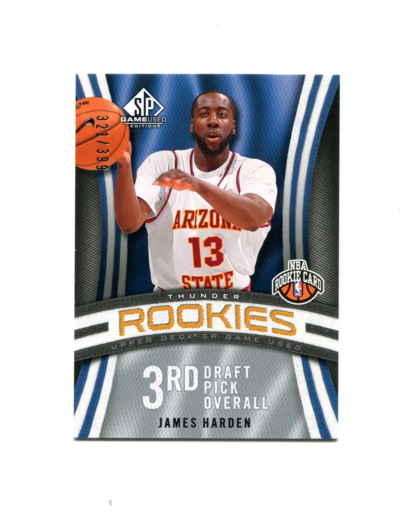 James Harden 2009 Upper Deck Thunder Rookies 118 321