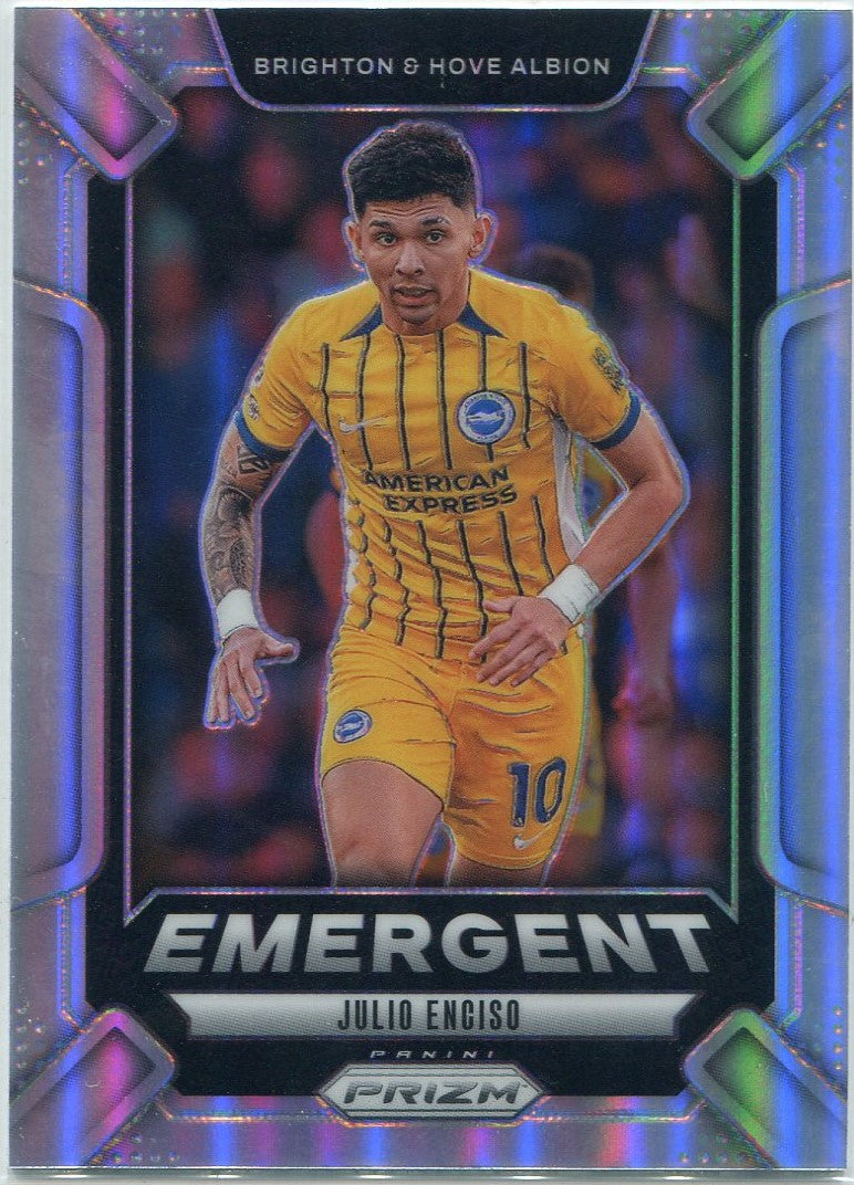 Julio Enciso 2024 - 2025 Panini Prizm Premier League Emergent