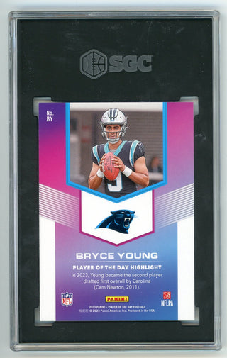 Bryce Young 2023 Panini Player of the Day #BY SGC 9.5