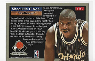 Shaquille O'Neal 1992-93 Fleer Ultra Rejector 4 of 5 Rookie Card