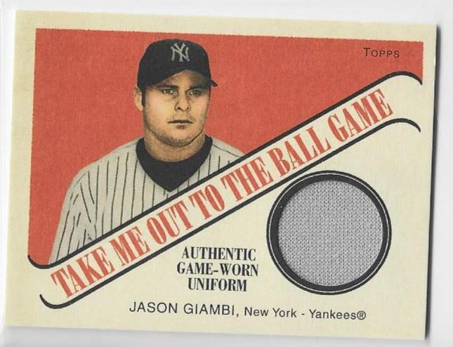 Jason Giambi Autograph Baseball Card