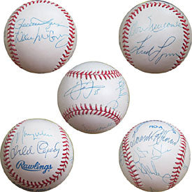 MVP Club Autographed/Signed Baseball- 10 signatures