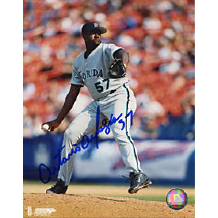 Andre Dawson Autographed Signed HOF Florida Marlins Photo - Autographs