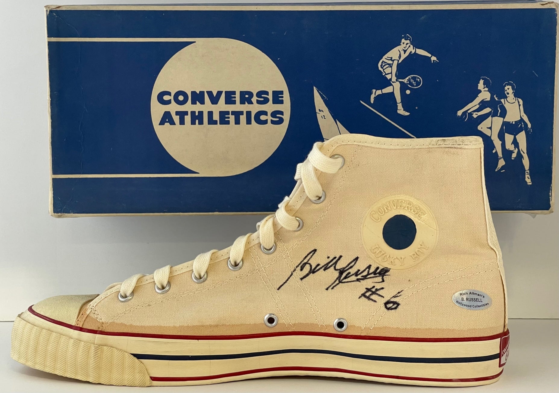 Bill Russell Autographed Athletic Shoe | Hollywood Collectibles
