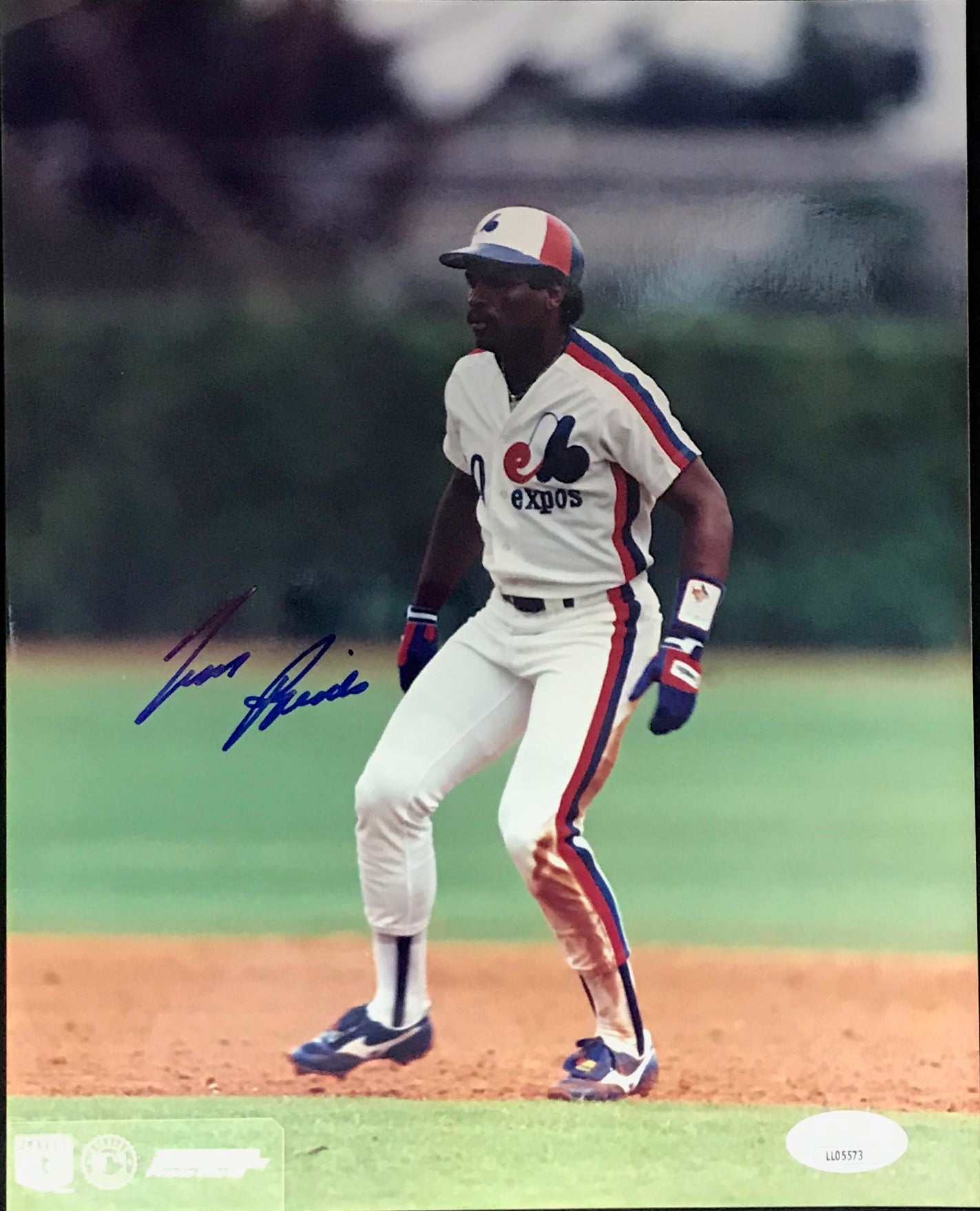 TIM RAINES MONTREAL EXPOS 8X10 PHOTO BASEBALL HOF