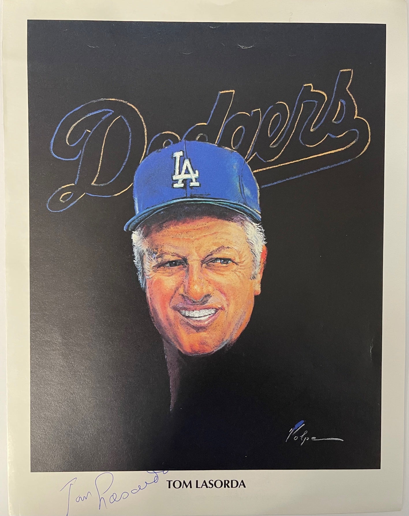 Tom Lasorda Autographed 8x10 ?