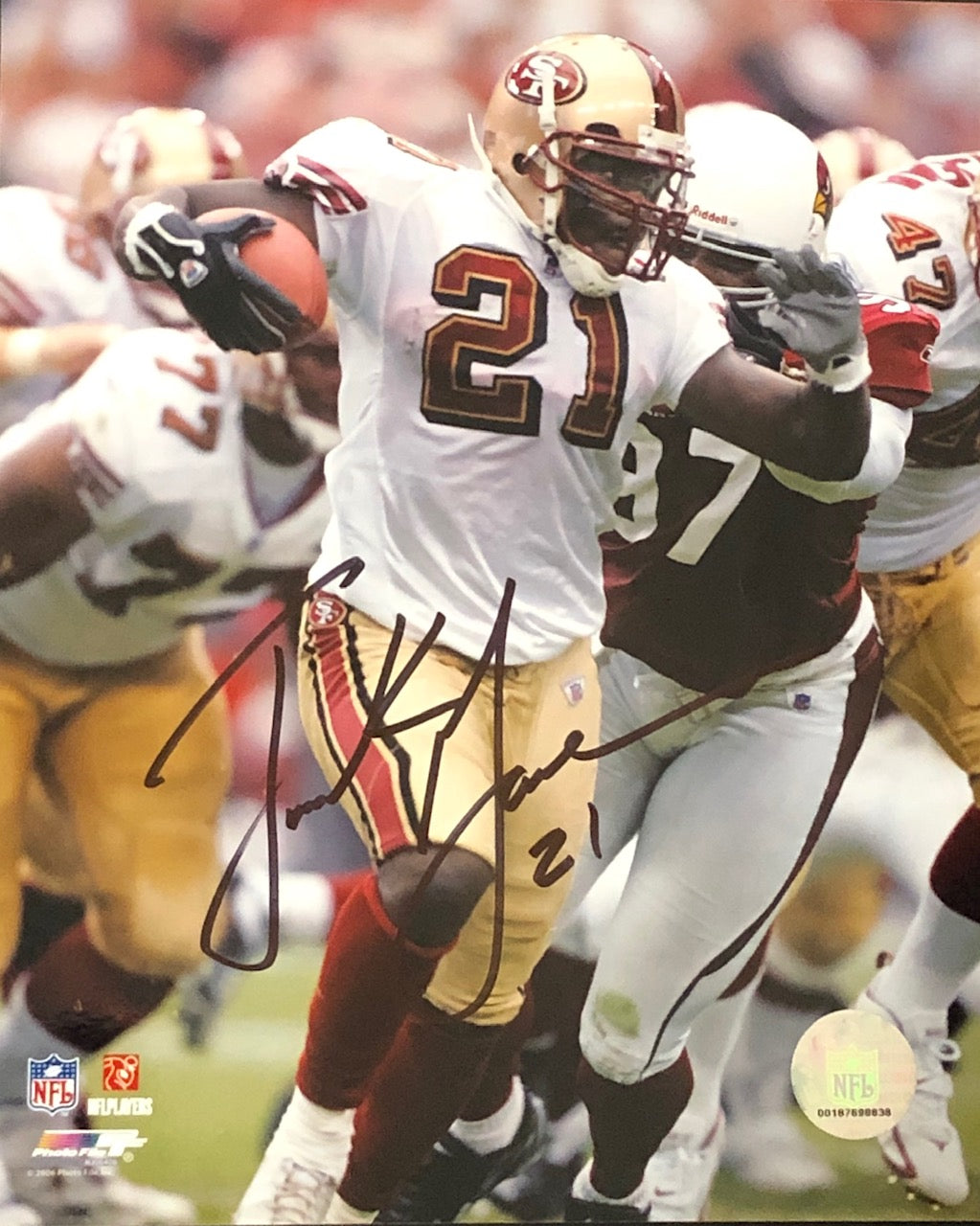 Frank Gore Autographed/Signed San Francisco 49ers 8x10 Photo Beckett