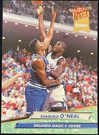 Shaquille O`Neal 1992-93 Fleer Ultra Rookie card #328