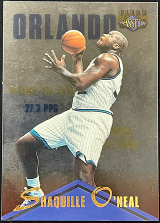 Shaquille O'Neal 1996-97 Clear Assets Card #1