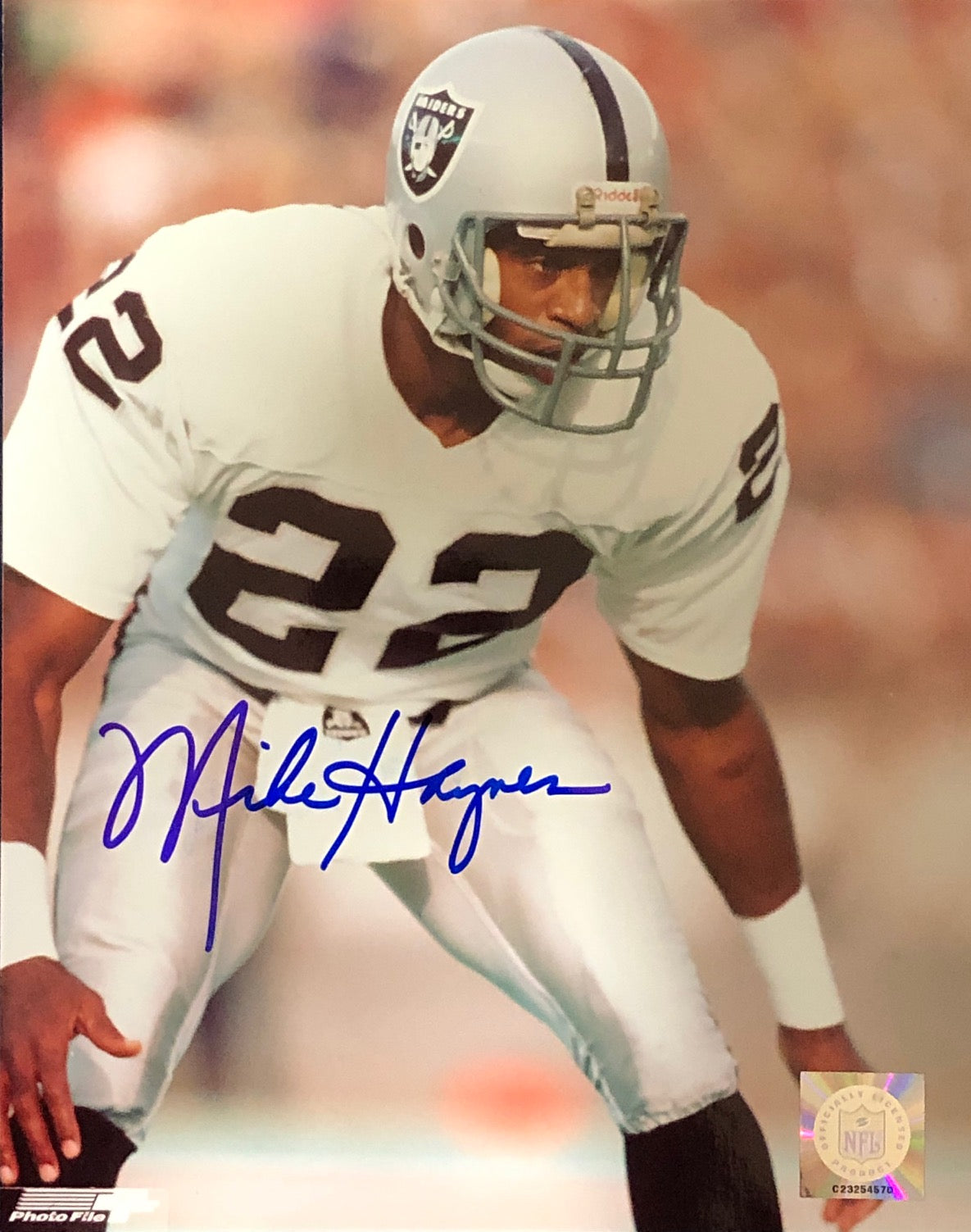 Signed Mike Haynes Photo - 8X10