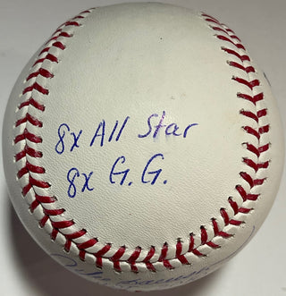 Andre Dawson Multi Stat Autographed Official Major League Baseball